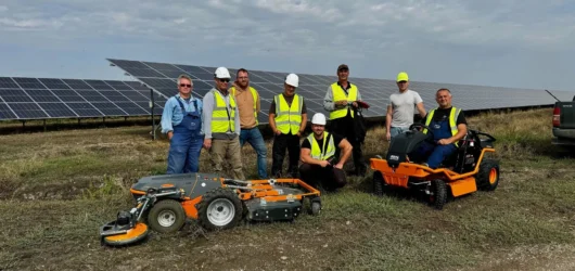Our Grass Cutting Service: Enhancing Solar Efficiency, Naturally